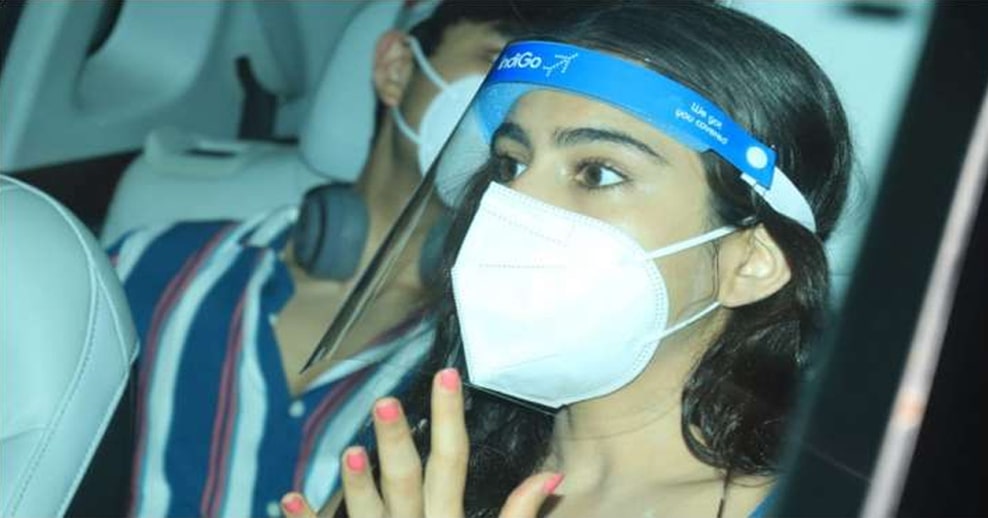sara ali khan viral video on mask-min