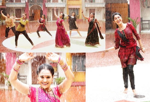 tmkoc mahila rain dance